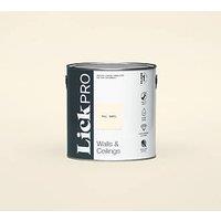 LickPro Max+ 2.5Ltr White RAL 9001 Matt Emulsion Paint (607JX)