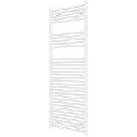Flomasta 1600mm x 600mm 2783BTU White Flat Towel Radiator (607TF)