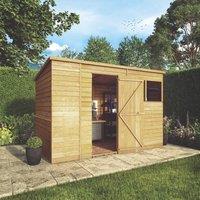 Mercia 10' x 6' (Nominal) Pent Overlap Timber Shed (607YL)
