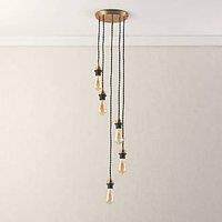 Quay Design Cable Set 5-Light Pendant Antique Brass (608VG)