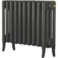 Arroll 460mm x 754mm 2347BTU Pewter Cast Iron 4 Column Radiator (6092F)