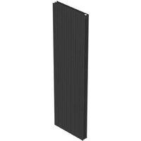 Flomasta 1500mm x 578mm 5237BTU Matt Charcoal Vertical Designer Radiator (6095D)