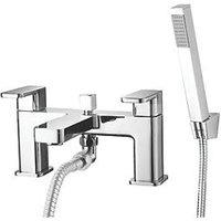 ETAL Lanza Deck Mounted Bath Shower Mixer Tap Polished Chrome (609KG)