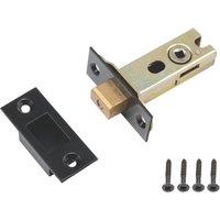 Smith & Locke Matt Black Tubular WC Deadbolt 64mm Case - 45mm Backset (609TL)