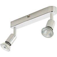 Essentials Sasha Rectangular 2-Light Spotlight Chrome (6101V)