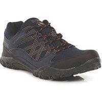 Regatta Edgepoint III Size 7 Navy/Burnt Umber Waterproof Non Safety Shoes (610JW)