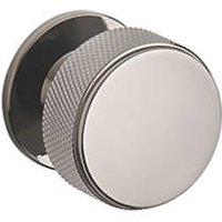 Elite Knobs & Handles Kensington Knurled Cabinet Knob Black Nickel 35mm (610KK)