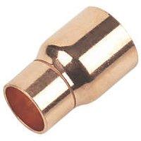 Flomasta Copper End Feed Fitting Reducers F 15mm x M 22mm 2 Pack (61183)
