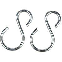 Essentials S-Hooks Steel 90 x 6mm 2 Pack (611FE)