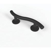 Nymas Curved Household Luxury Grab Rail Matt Black 355mm (611JM)