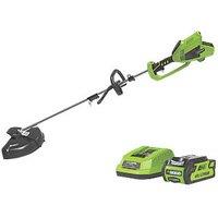 Greenworks GWGD40BCK2 40V 1 x 2.0Ah Li-Ion Brushless Cordless Line Trimmer (611KT)