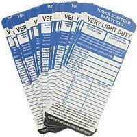Essentials Tower Scaffold Safety Tag Inserts 10 Pack (611PX)