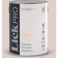 LickPro 5Ltr Smooth Pink 07 Masonry Paint (611TM)