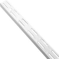 RB UK Antibacterial Twin Slot Uprights White 430mm x 25mm 2 Pack (611VJ)