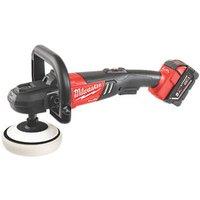 Milwaukee M18FAP FUEL 180mm 18V 2 x 5.0Ah Li-Ion RedLithium Brushless Cordless Polisher (611XH)
