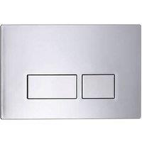 Quad Dual-Flush Flushing Plate Chrome (612RM)