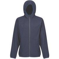 Regatta Navigate Hooded Zip Fleece Navy/Seal Grey X Large 43.5" Chest (612TW)