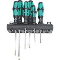 Wera 334/6 Kraftform Plus Lasertip PH/SL Mixed Screwdriver Set 6 Pieces (612TX)