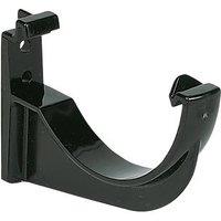 FloPlast uPVC Half Round Fascia Brackets Black 112mm 10 Pack (61345)