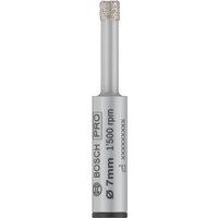 Bosch Pro Round Shank Diamond Tile Hard Ceramic Dry Drill Bit 7mm x 33mm (613CR)