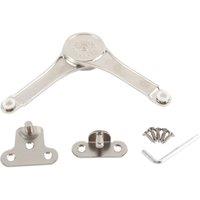 Essentials Satin Silver Flap Stay Hinges 280-400mm 2 Pack (613TE)