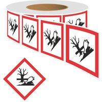 Essentials Danger for Environment GHS Labels (Roll) 100mm x 100mm (613YU)