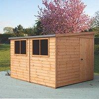 Shire Norfolk 10' x 8' (Nominal) Pent Tongue & Groove Timber Workshop (61436)