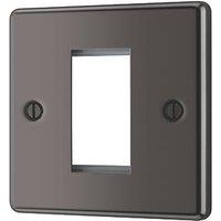 LAP 1-Module Modular Faceplate Black Nickel (61452)