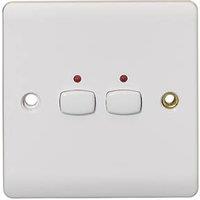 Energenie 2-Gang 2-Way Smart Light Switch White (6146X)