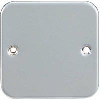 Knightsbridge 1-Gang Blanking Plate Grey (614PY)