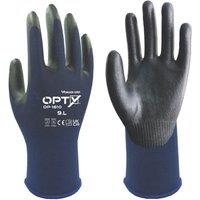 Wonder Grip OP-1810 Opty General Handling Gloves Blue Large (614VJ)