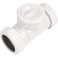McAlpine T28M-NRV Non-Return Valve White 40mm (61561)