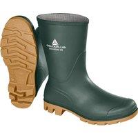 Delta Plus GROMCOBVE Size 10 Green/Beige Non Safety Wellies (615PP)