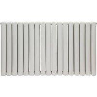 Towelrads Dorney 600mm x 1012mm 2136BTU White Horizontal Designer Radiator (615RY)