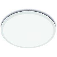 Philips SuperSlim LED Ceiling Light IP44 White 18W 1500lm (617JC)