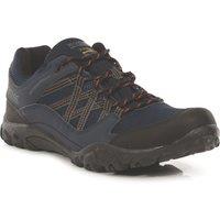 Regatta Edgepoint III Size 12 Navy/Burnt Umber Waterproof Non Safety Shoes (617JU)