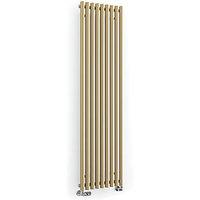 Terma Rolo Room 1800mm x 480mm 3517BTU Brass Vertical Designer Radiator (617RH)