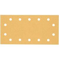 Bosch Expert C470 120 Grit 14-Hole Punched Multi-Material Sanding Sheets 230mm x 115mm 10 Pack (617VX)