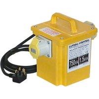 Carroll & Meynell 1500VA Intermittent Step-Down Isolation Transformer 230V/110V Yellow (61847)