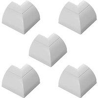 D-Line Quarter Round External Bends 22mm x 22mm 5 Pack (618KU)
