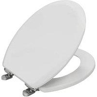 Bemis Elwood Soft-Close Toilet Seat Moulded Wood White (618PH)