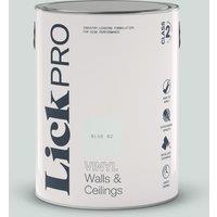 LickPro 5Ltr Blue 02 Vinyl Matt Emulsion Paint (618TM)