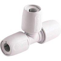 Hep2O Plastic Push-Fit Equal Tees 10mm 10 Pack (619FH)