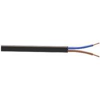 Time 2192Y Black 2-Core 0.75mm Flexible Cable 25m Drum (619JX)