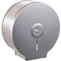 ETAL Lockable Jumbo Toilet Roll Holder Stainless Steel (619RL)
