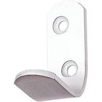 Smith & Locke Robe Hooks Silver 45mm 5 Pack (620HT)