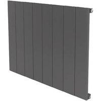 Towelrads Ascot 600mm x 817mm 1985BTU Anthracite Horizontal Designer Radiator (620RY)
