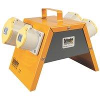 Defender 16A 4-Way Splitter Box 4.7m 110V (620XX)