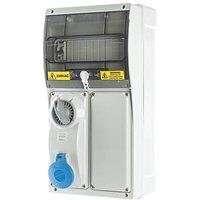 Lewden 16A 30mA 1-Way Non-Metered Switched Caravan Hook Up Point 1x16A With RCBO (621HN)