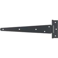 GateMate Black Straight Medium Tee Hinges 100mm x 12" x 300mm 2 Pack (621YV)